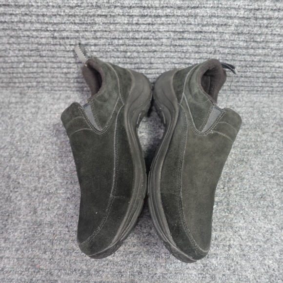 LL Bean Shoes Mens 14 M Black Suede Moccasin Slip On Comfort Walking - Picture 6 of 10